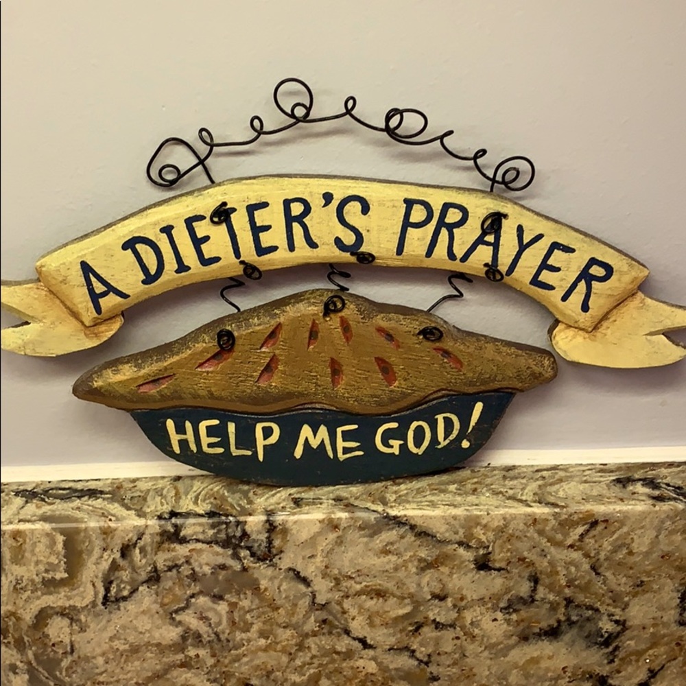 Wall plaque “Dieters Prayer”